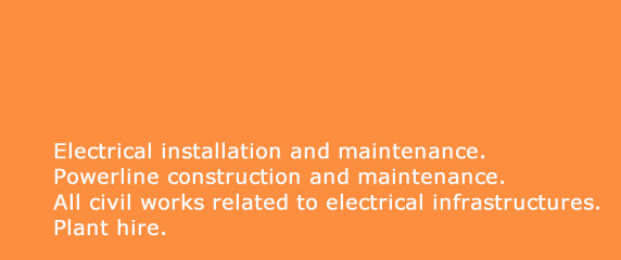 MPC Contracting - Electrical installation and maintenane. Powerline construction and maintenance. All civil works related to electrical infrastructures. Plant hire.